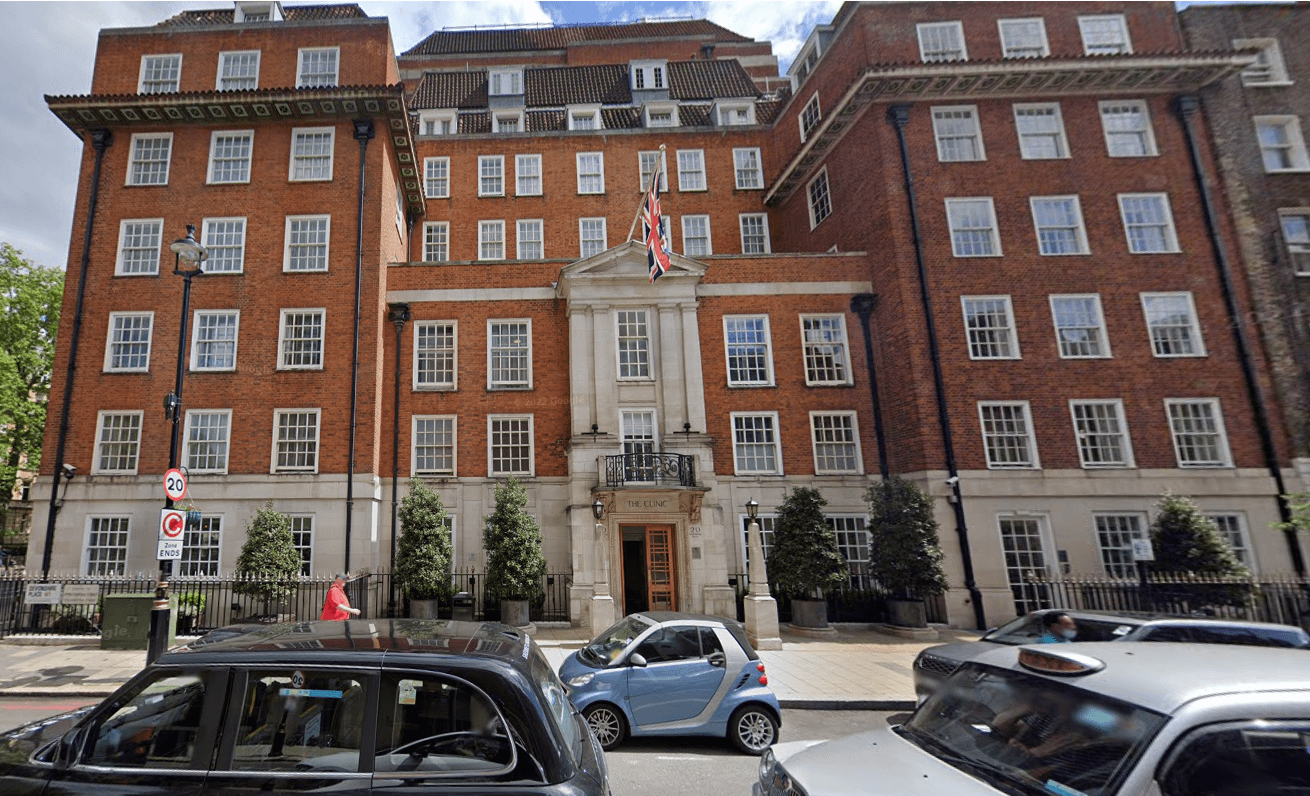 20 Devonshire Place London W1g 6bw